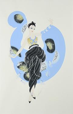  Ert Dream Serigraph by Erte Framed Silkscreen Signed 166 250 Large French Print Art - 4527120