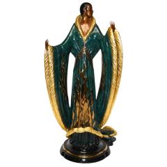 Ert Erte Bronze Sculpture Femme De Luxe 1990 - 4345234