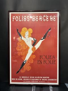  Ert Folies Bergere Framed Poster by ERTE - 3497185