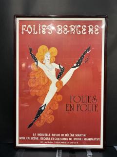  Ert Folies Bergere Framed Poster by ERTE - 3497186