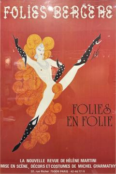  Ert Folies Bergere Framed Poster by ERTE - 3497978