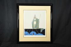  Ert Hera and Zeus by Erte 2 Piece Art Signed - 4525458