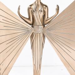  Ert Le Flambeau Art Deco Bronze Candlestick by Ert Edition 273 395 - 4163500