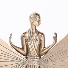  Ert Le Flambeau Art Deco Bronze Candlestick by Ert Edition 273 395 - 4163511