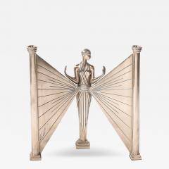  Ert Le Flambeau Art Deco Bronze Candlestick by Ert Edition 273 395 - 4164745