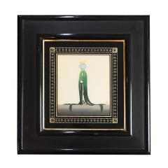  Ert Opera Gouache by Erte Framed Paper 24k Gold Leaf Borders Framed - 4525459