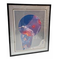  Ert Signed Erte Framed Art Deco Show Poster Natures Vanity - 4530601