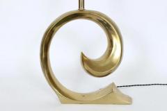  Erwin Lambeth Erwin Lambeth Brass Pierre Cardin Logo Style Table Lamp - 3029715