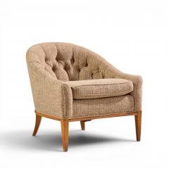  Erwin Lambeth Erwin Lambeth Style Mid Century Walnut Lounge Chairs Pair - 4649932