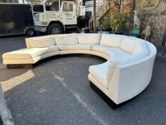  Erwin Lambeth Fabulous 4 Piece Erwin Lambeth Circular Curved Sofa Sectional Mid Century Modern - 3983566