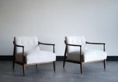  Erwin Lambeth Set of Walnut Lounge Chairs by Erwin Lambeth C 1950s - 3994557