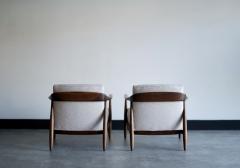  Erwin Lambeth Set of Walnut Lounge Chairs by Erwin Lambeth C 1950s - 3994560