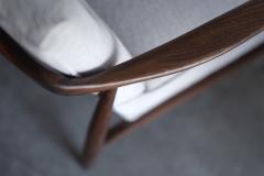  Erwin Lambeth Set of Walnut Lounge Chairs by Erwin Lambeth C 1950s - 3994561