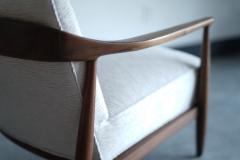  Erwin Lambeth Set of Walnut Lounge Chairs by Erwin Lambeth C 1950s - 3994562