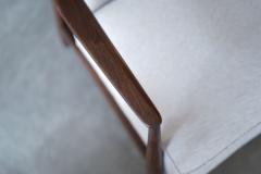  Erwin Lambeth Set of Walnut Lounge Chairs by Erwin Lambeth C 1950s - 3994564
