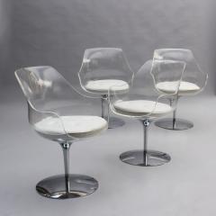  Erwine and Estelle Laverne 11 Fine 1960s Lucite Champagne Chairs by Estelle Erwin Laverne - 4288685
