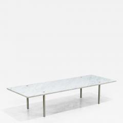  Erwine and Estelle Laverne Erwine Estelle Laverne Coffee Table with Carrara Marble Top - 2701910