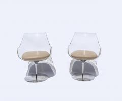  Erwine and Estelle Laverne Pair of Champagne Chairs by Estelle Erwine Laverne - 3332306
