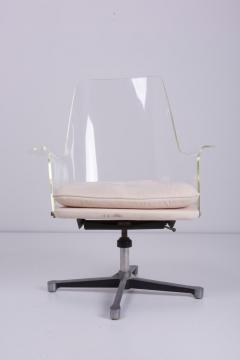  Erwine and Estelle Laverne Pair of Swivel Chairs Made of Lucite in Manner of Laverne - 1208996