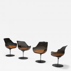  Erwine and Estelle Laverne Set of four Champagne Chairs by Erwine Estelle For Laverne International - 2134352