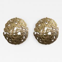  Esperia Cast Bronze Meteorite Wall Lights by Esperia - 226359