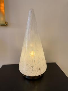  Esperia Large Cone Lamp Murano Glass and Brass by Esperia Italy 1970s - 2636766