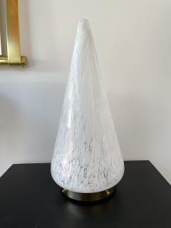  Esperia Large Cone Lamp Murano Glass and Brass by Esperia Italy 1970s - 2636774