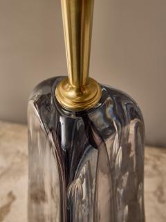  Esperia Pair of Glass and Brass Esperia Table Lamps - 3618005