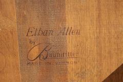  Ethan Allen 1980s Classic Ethan Allen Maple Colonial Style with 2 Leaf Extensions 4 Chairs - 4157814