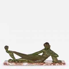  Etling France Dimitri Chiparus 1886 1947 French Bronze Sculpture - 4561068