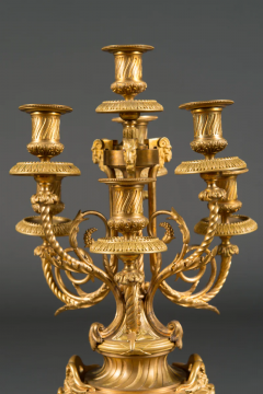  F BARBEDIENNE PAIR OF FRENCH ORMOLU CANDELABRAS ATTR TO F BARBEDIENNE - 3537897