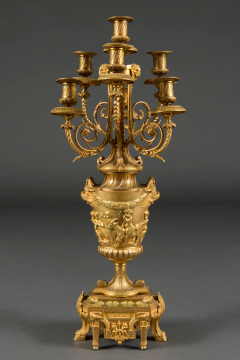  F BARBEDIENNE PAIR OF FRENCH ORMOLU CANDELABRAS ATTR TO F BARBEDIENNE - 3537903