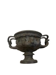  F Barbedienne Foundry XIX Century neoclassical bronze bowl - 4590253