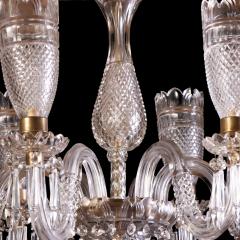  F C Osler An Osler Style Cut Glass Six Arm Chandelier C 1900  - 4432279