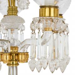  F C Osler Very large pair of antique English cut crystal candelabra by F C Osler - 4354193
