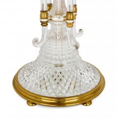  F C Osler Very large pair of antique English cut crystal candelabra by F C Osler - 4354199