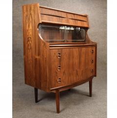  FALSIG MOBLER Vintage Danish Mid Century Modern Rosewood Secretary Desk by Falsig Mobler - 3349125