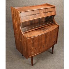  FALSIG MOBLER Vintage Danish Mid Century Modern Rosewood Secretary Desk by Falsig Mobler - 3349129