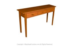  FBJ M bler Mid century FBJ Mobler Danish Modern Teak Console Sofa Table - 3263175