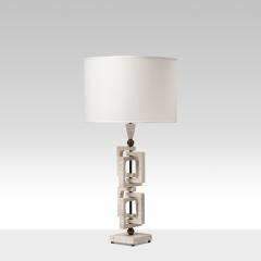  FLAIR FURNITURE Flair Edition AdHoc Travertine Table Lamp - 3894733