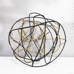  FLAIR FURNITURE Flair Edition Brass and Steel Abstract Sculpture - 3892393