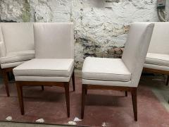  FLAIR FURNITURE SET OF FOUR MODERNIST WALNUT AND UPHOLSTERED DINING CHAIRS BY FLAIR FURNITURE - 3267960