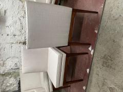  FLAIR FURNITURE SET OF FOUR MODERNIST WALNUT AND UPHOLSTERED DINING CHAIRS BY FLAIR FURNITURE - 3267966