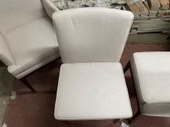  FLAIR FURNITURE SET OF FOUR MODERNIST WALNUT AND UPHOLSTERED DINING CHAIRS BY FLAIR FURNITURE - 3268018