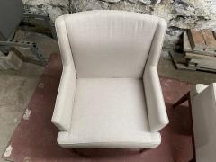  FLAIR FURNITURE SET OF FOUR MODERNIST WALNUT AND UPHOLSTERED DINING CHAIRS BY FLAIR FURNITURE - 3268058