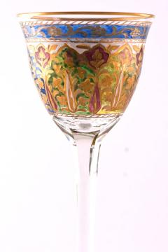 Art Wine Glass- Fritz Heckert, Austria Beauty, Unique Handmade