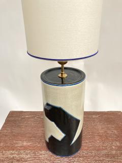  Fa enceries et Emaux de Longwy 1980s Studio Pottery ceramic lamp by Longwy - 3248678