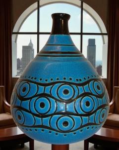  Fa enceries et Emaux de Longwy Longwy Art Deco Primavera Vase France circa 1920s - 4415107