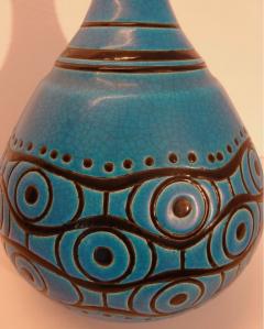  Fa enceries et Emaux de Longwy Longwy Art Deco Primavera Vase France circa 1920s - 4415108