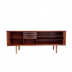  Faarup M belfabrik 1960s Svend Aage Laresen Tambour Door Rosewood Credenza for Faarup M belfabrik - 3694532